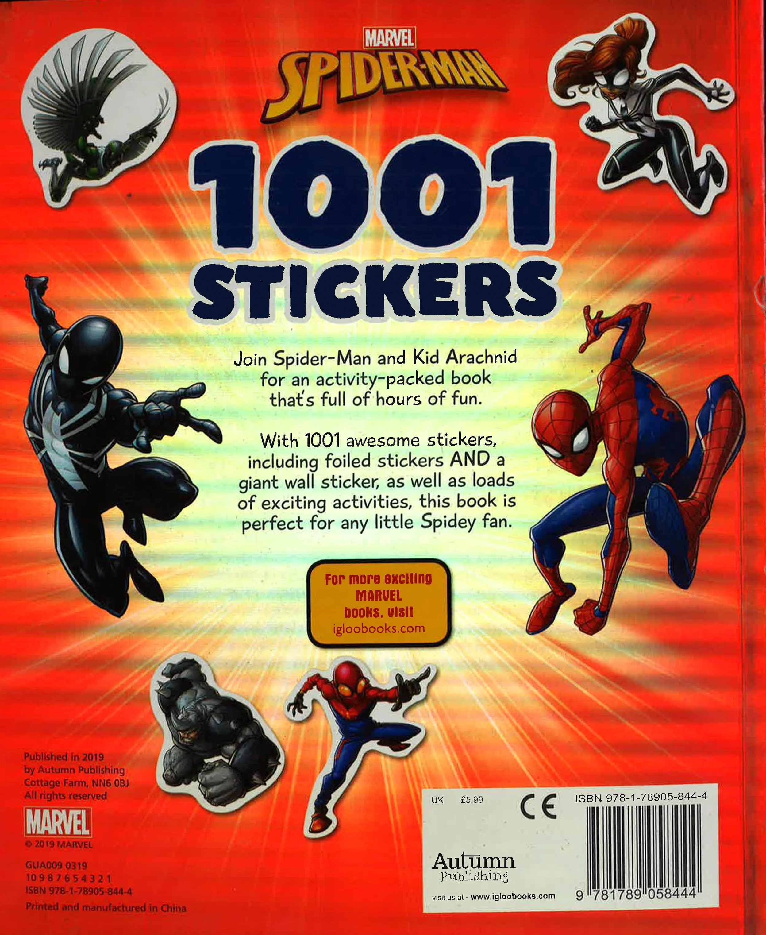 1001 Stickers Marvel: Marvel Spider-Man: 1001 Stickers