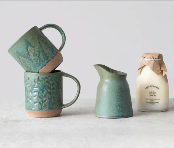 12 oz. Stoneware Creamer (Each One Will Vary)