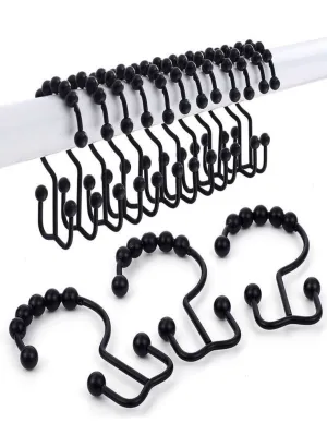 12pcs Shower Curtain Hook