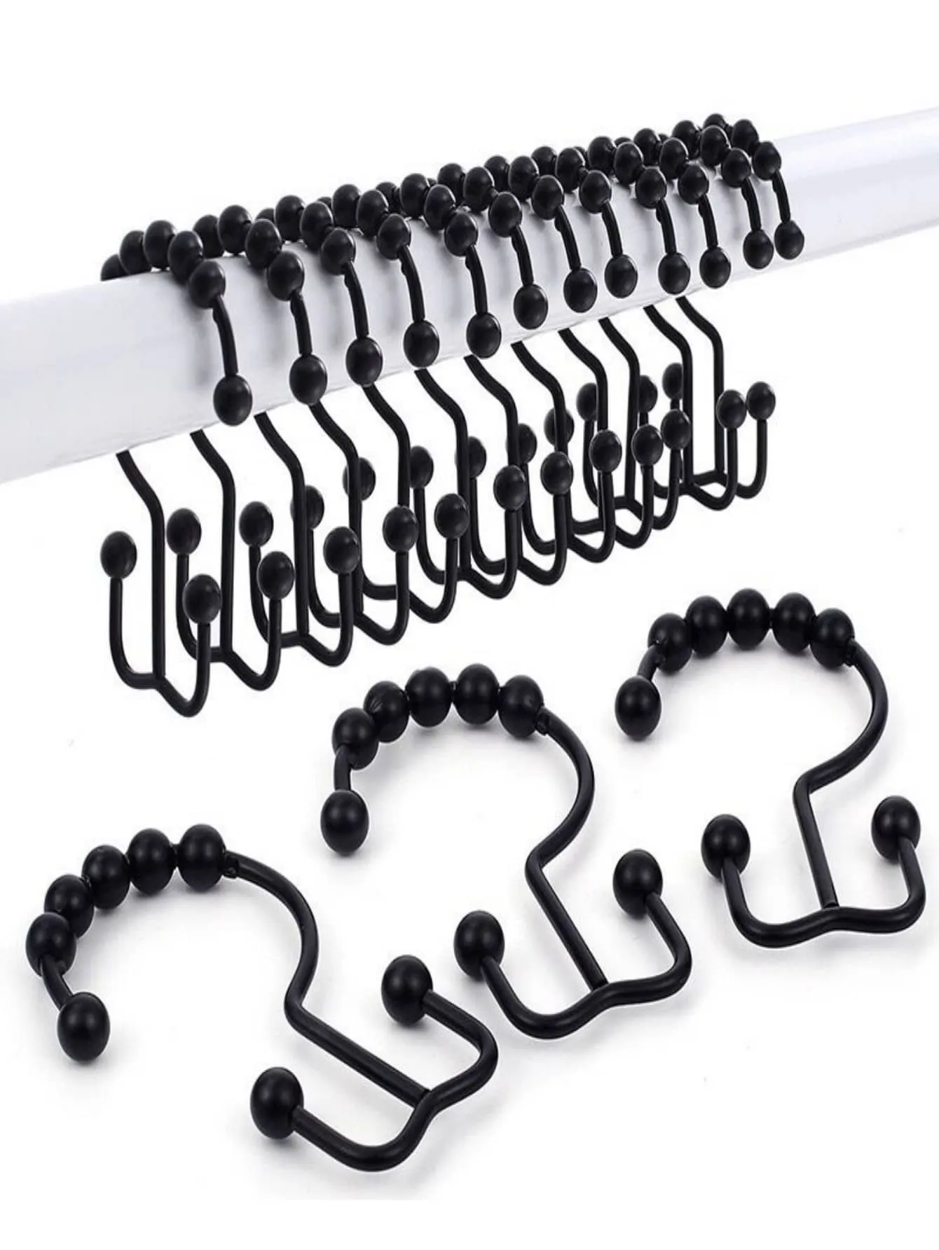 12pcs Shower Curtain Hook