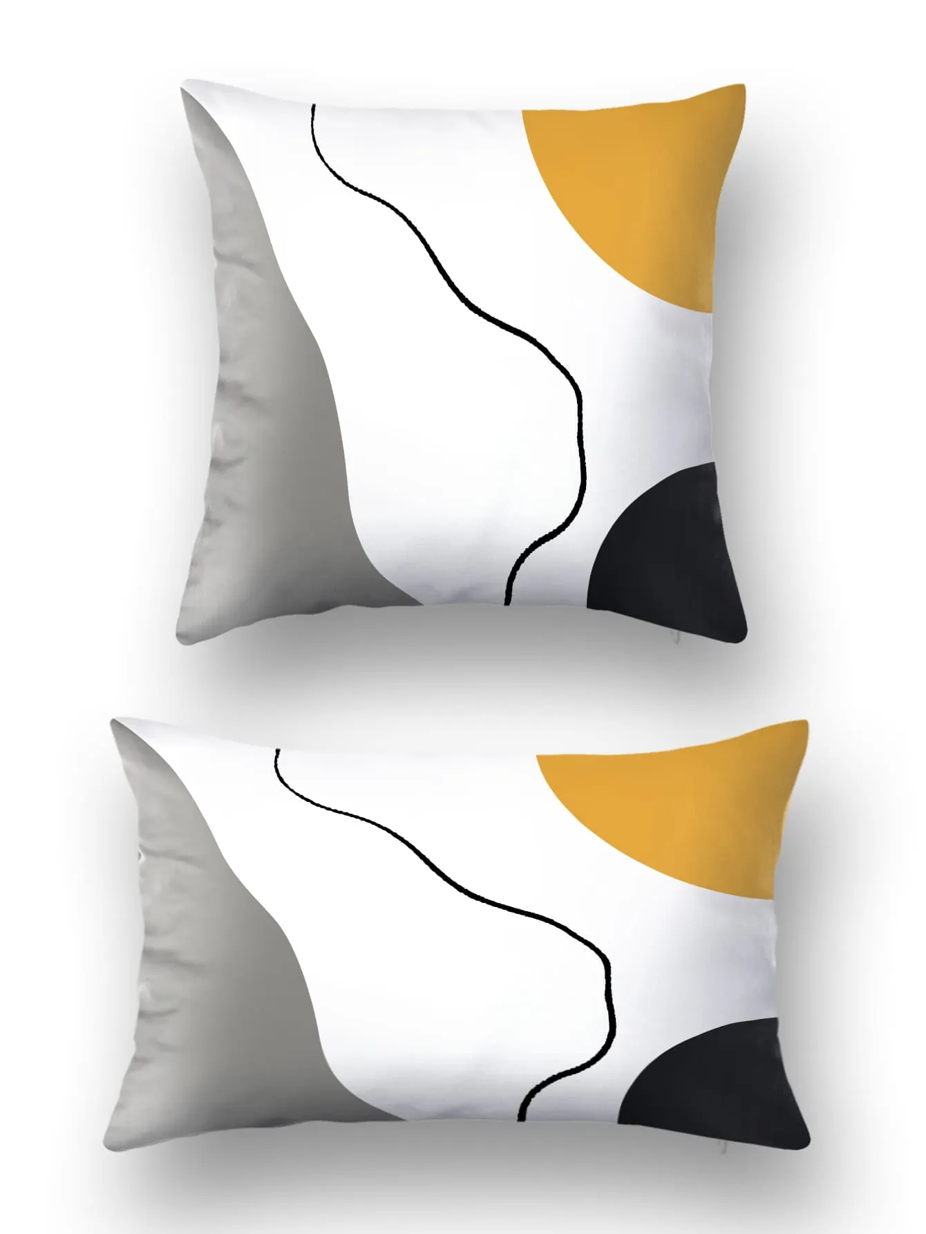 1pc Abstract Print Cushion Cover Without Filler