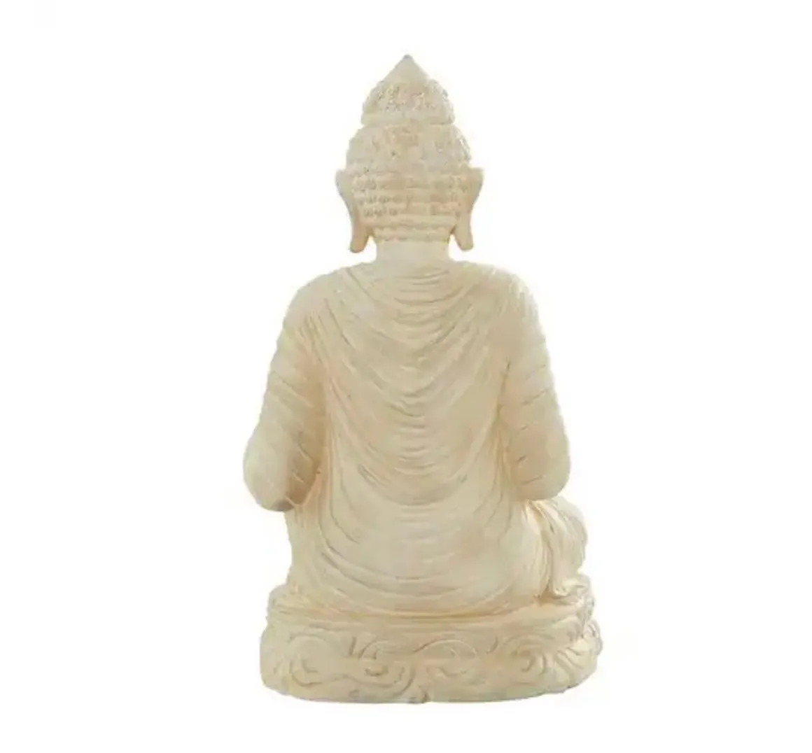 33" Beige MGO Traditional Garden Sculpture - Home Decor