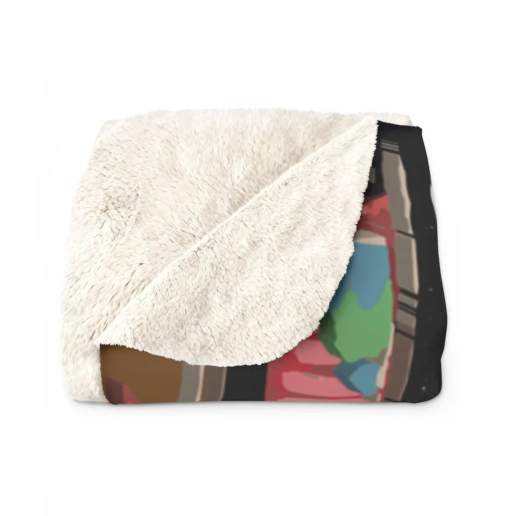 AEQEA Wabbit Season Sherpa Fleece Blanket