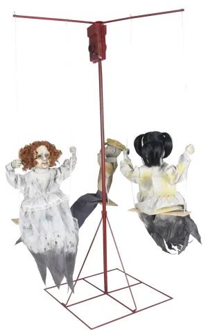 Andrew, Sylvia, & Iris Orphans Swing Animatronic