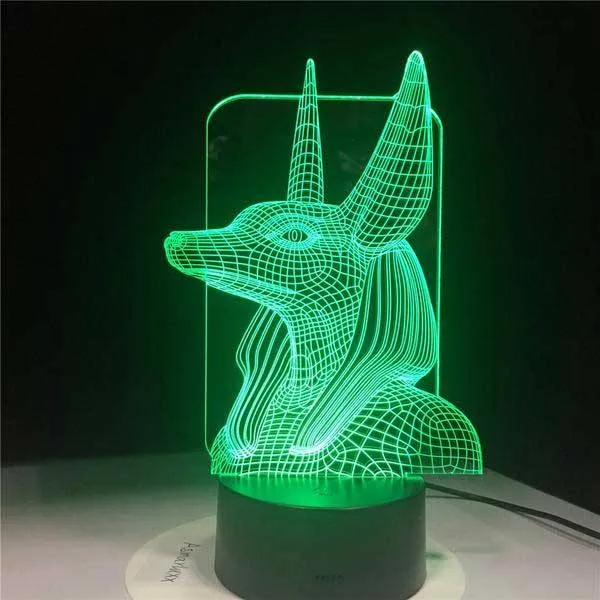 Anubis 3D Hologram Lamp