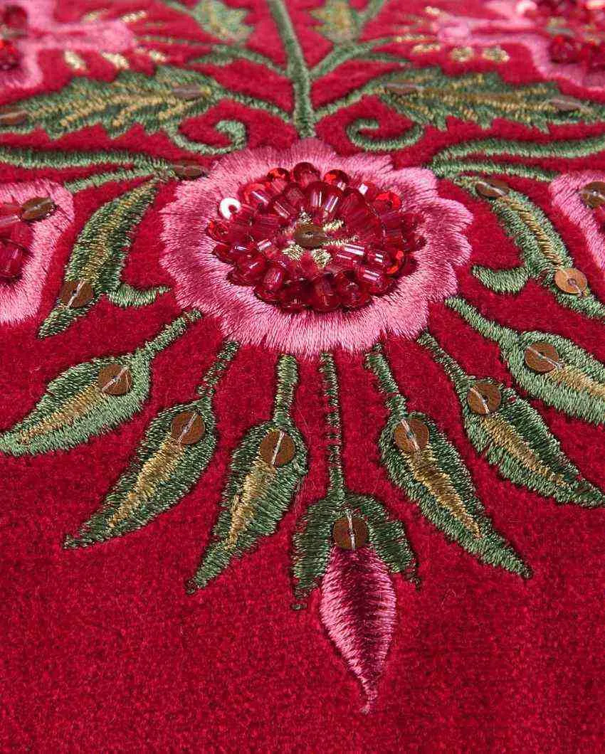 Arabesque Cotton Cushion Cover | 20 x 12 inches
