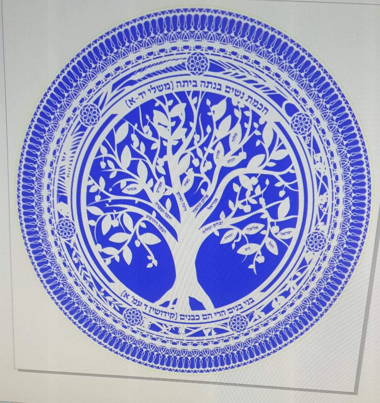 Artist Papercut Unique Perosnalized Family Tree Heirloom