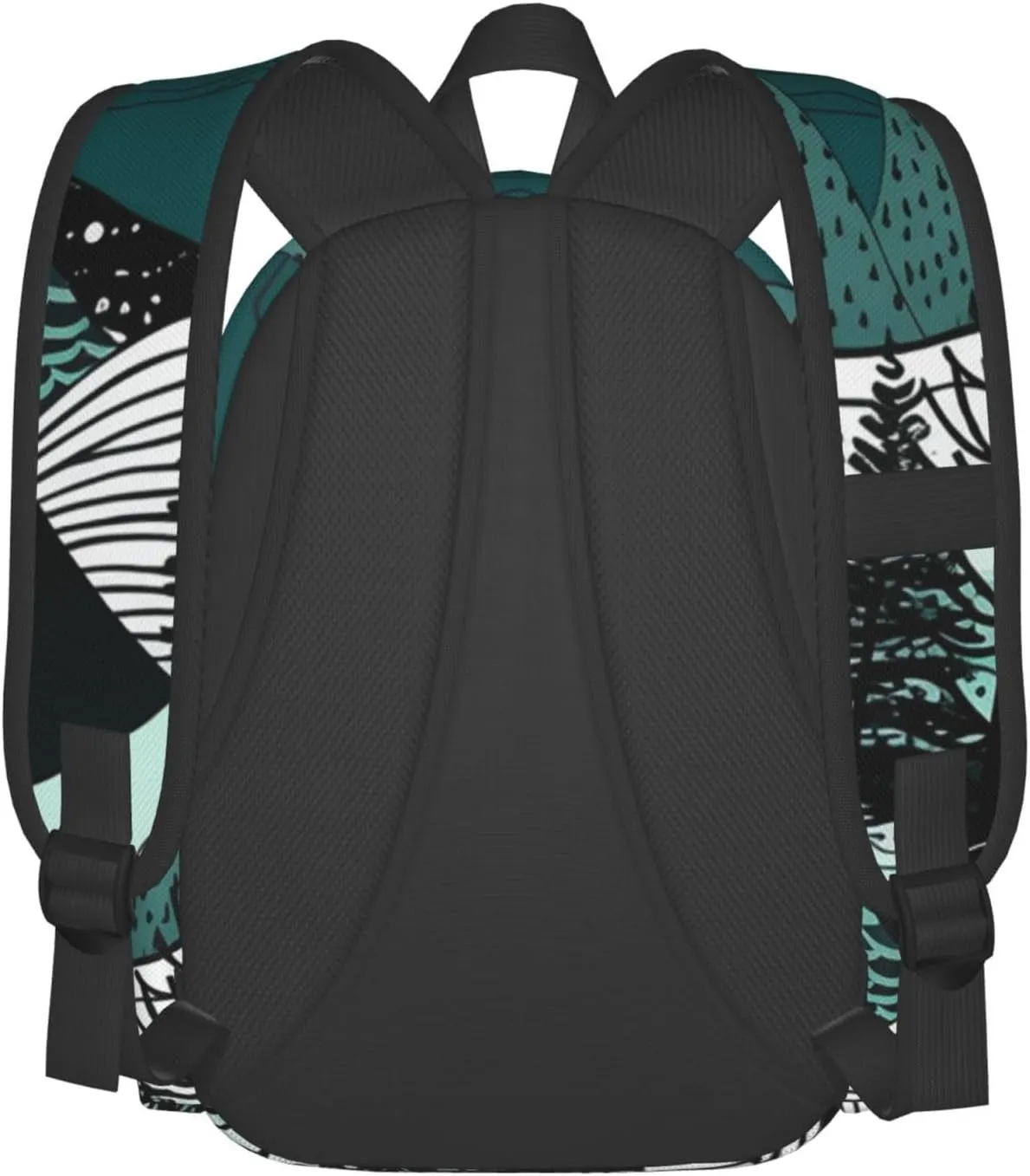 Backpack for Women Men Lightweight Casual Travel Daypack Soft Lines and Shapes Laptop Backpack Work Bag