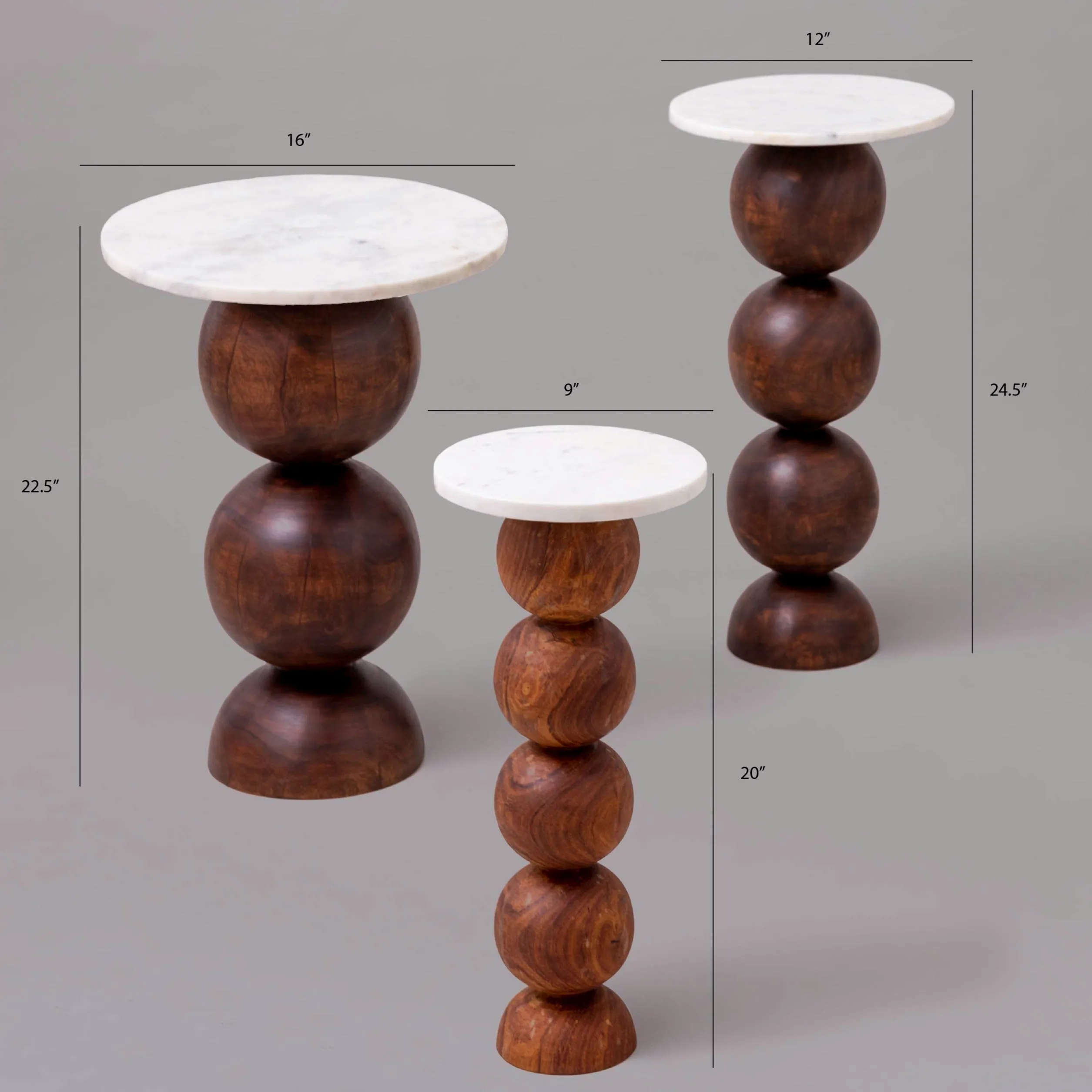 Ball Pack Table - Set Of 3