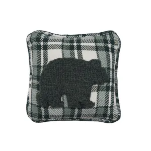 Bear Hooked Mini Pillow