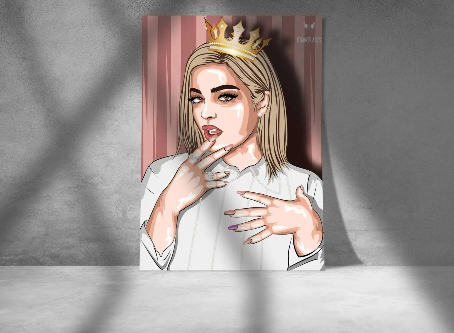 Bebe Rexha Custom Printing, Home Decor, Wall Hanging, Custom Music Canvas, Bebe Rexha Home Decor