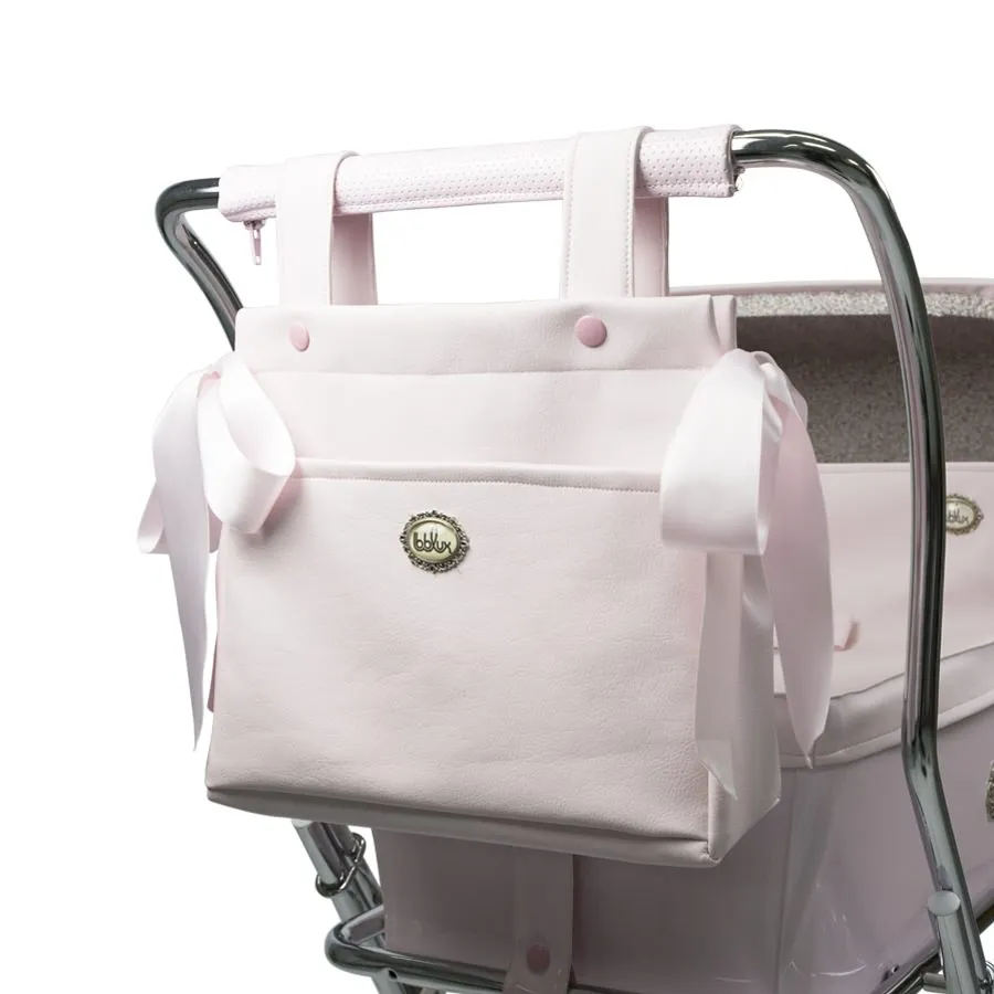 Bebelux 'Sweet Mini Pink' Spanish Doll's Pram & Bag 2034-R-CH-R