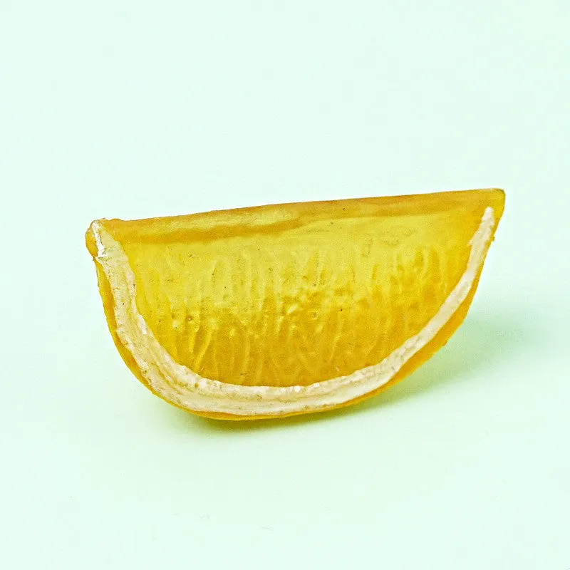 Bulk 10Pcs Artificial Fruits Slices Simulation Lifelike Fruits Decorative Wholesale