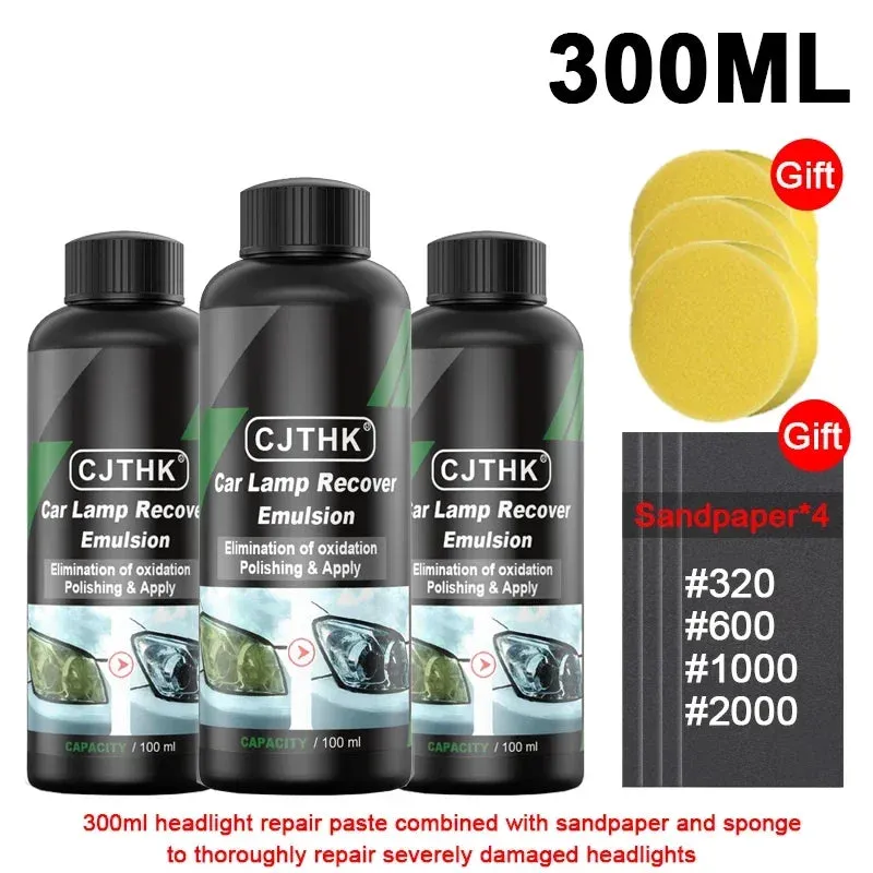 Car Headlight Restoration Polishing Kits