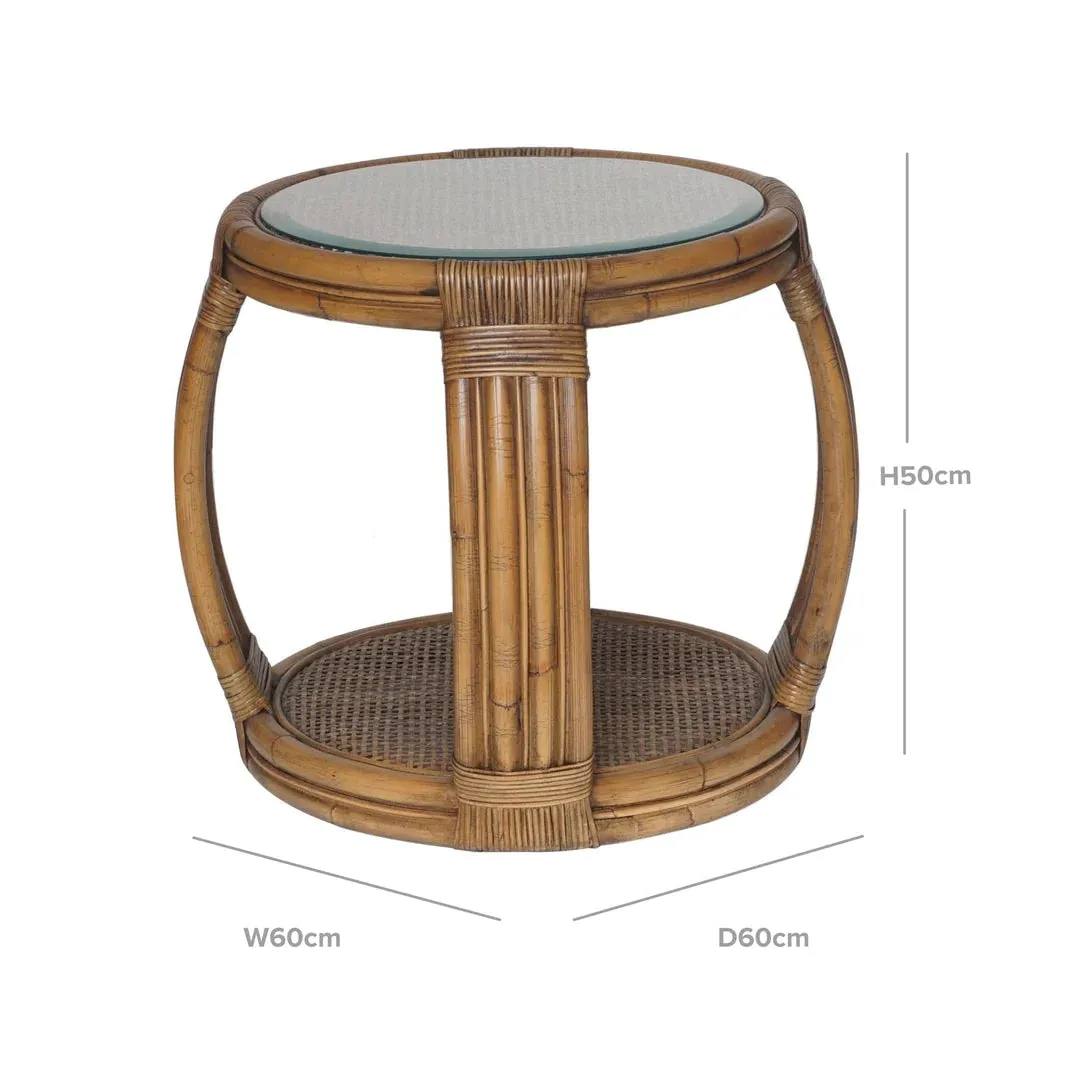 Cayman Rattan Side Table