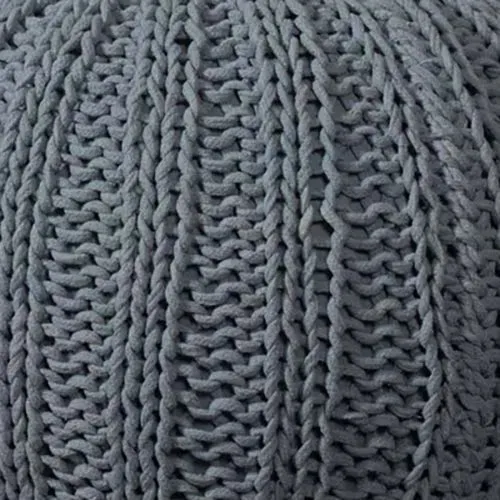 Celtic 08124ALU Aluminum Pouf