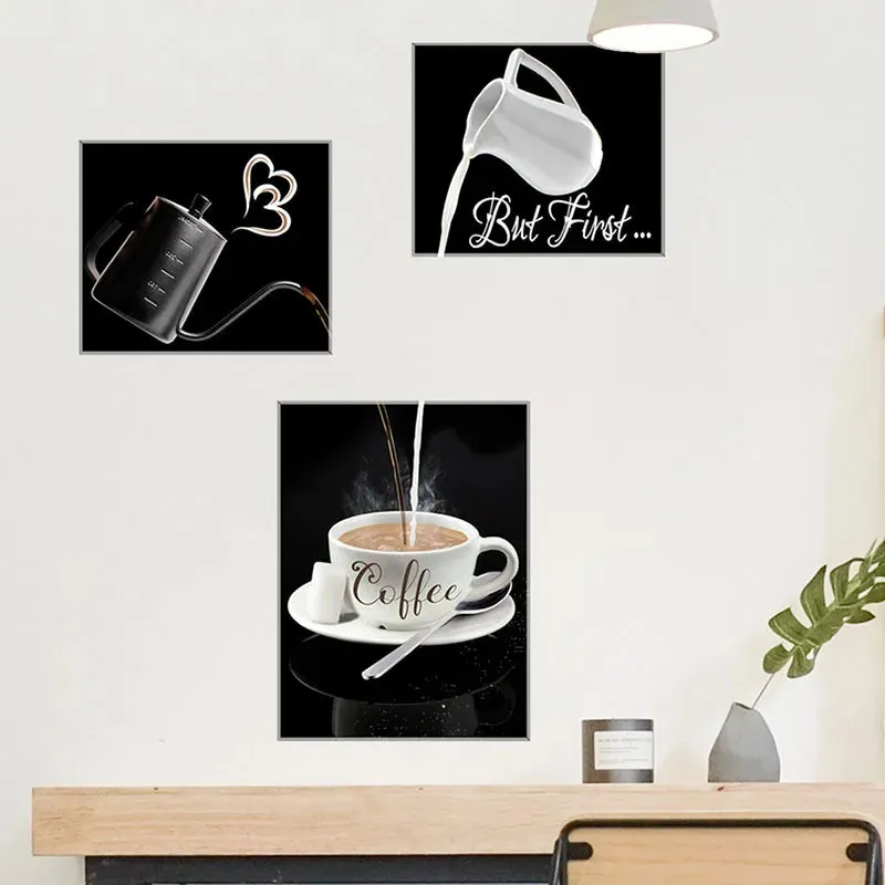 Coffee Cup Wall Decal  Stickers