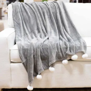 Cozy Pom Pom Throw