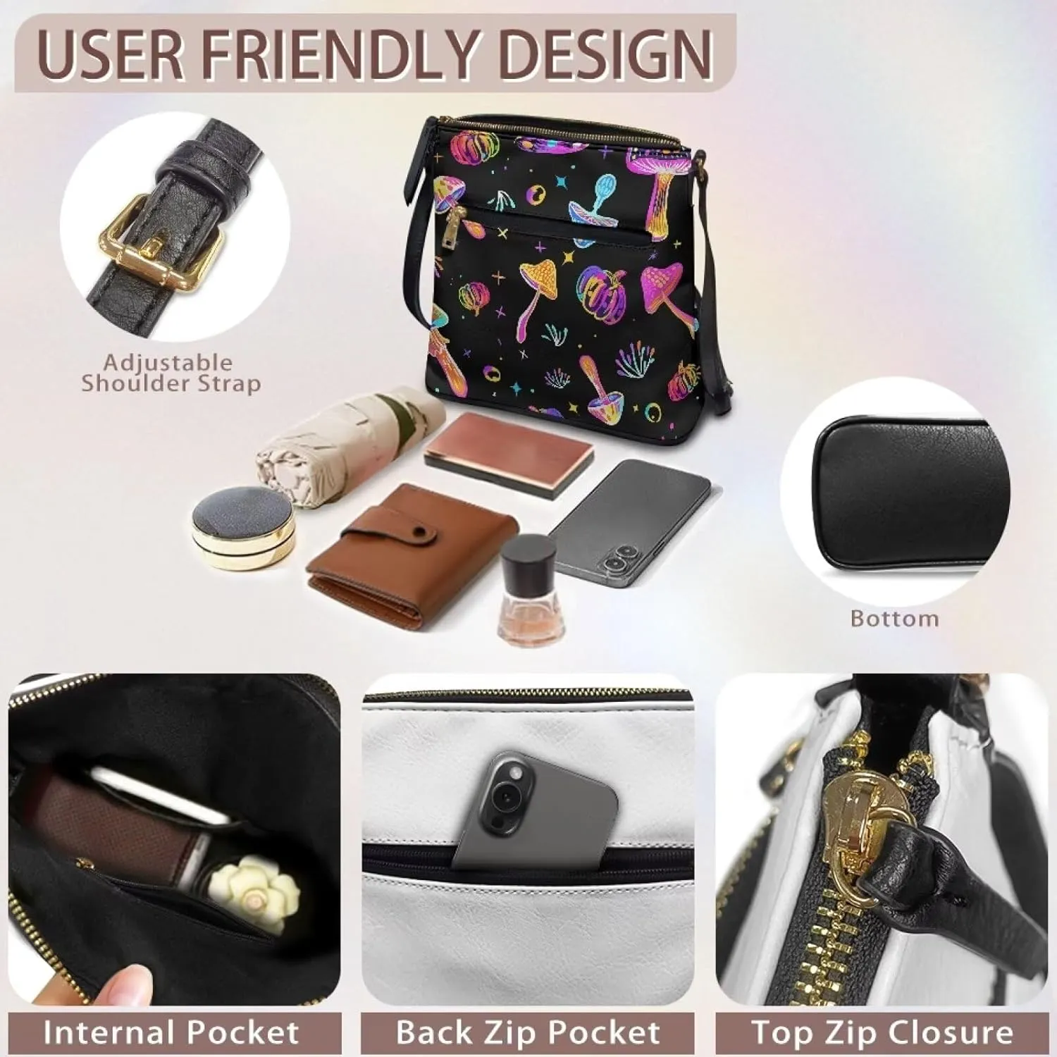 Crossbody Bag for Women Shoulder Bag Satchel Bags Women Purse Sling Bag Handbag for Gift