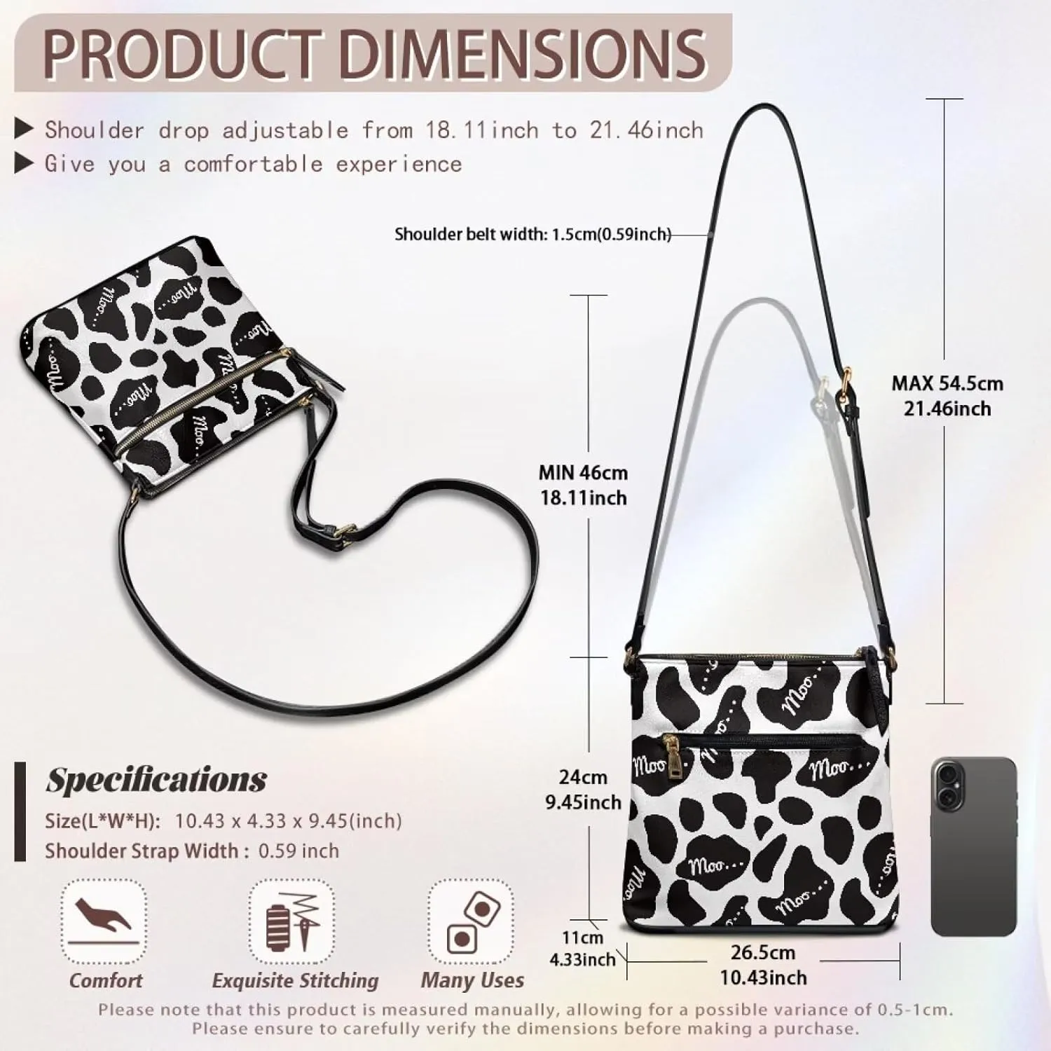 Crossbody Bag for Women Shoulder Bag Satchel Bags Women Purse Sling Bag Handbag for Gift