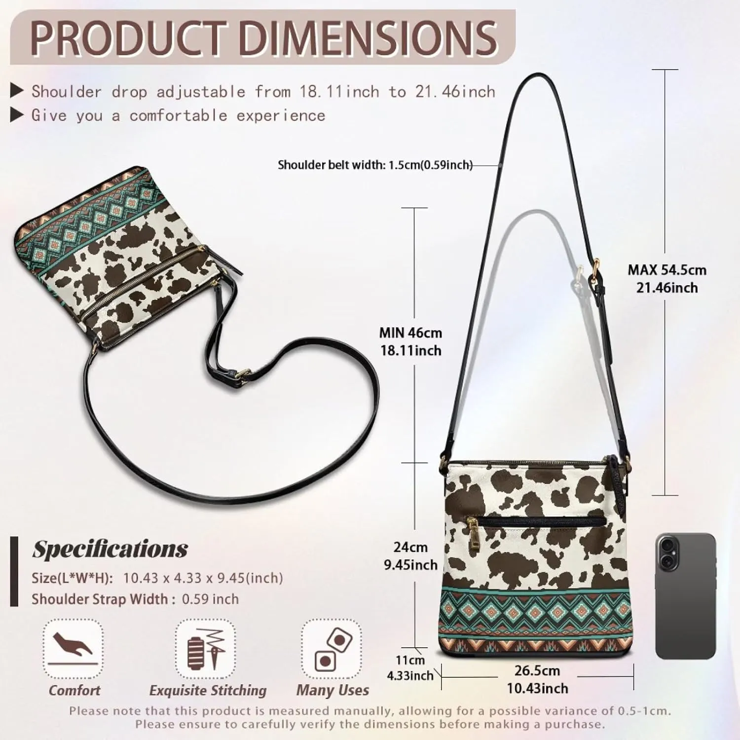 Crossbody Bag for Women Shoulder Bag Satchel Bags Women Purse Sling Bag Handbag for Gift