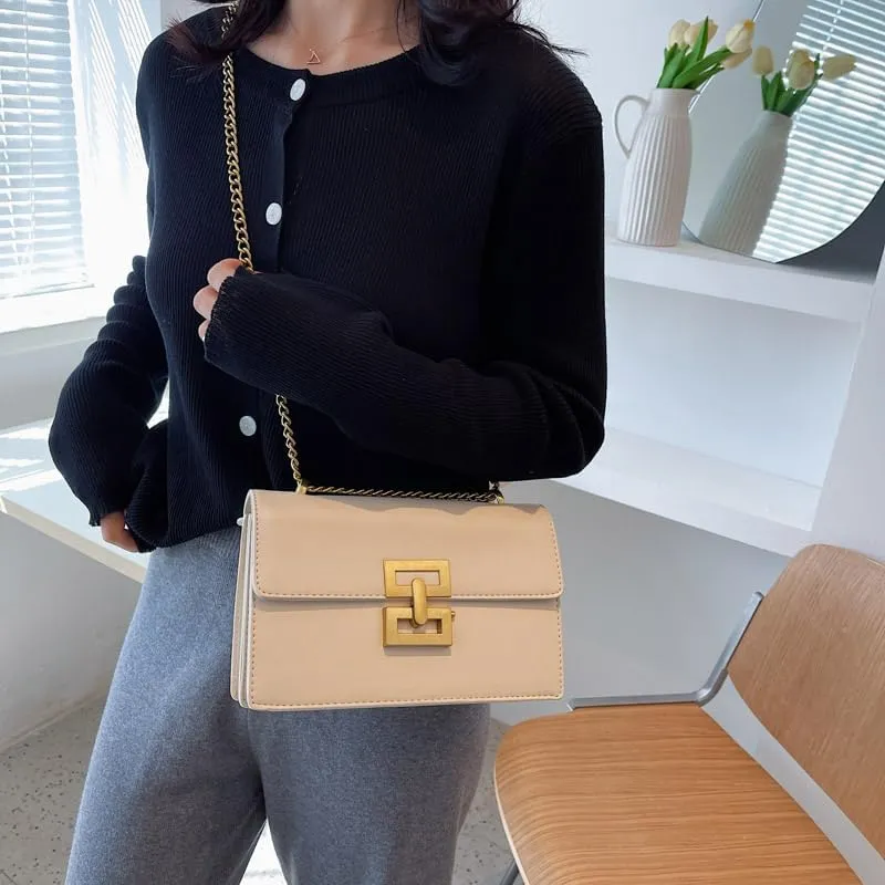 Crossbody Bags for Women Chain Shoulder Bag Evening Purse Faux Leather Handbag Satchel Purse