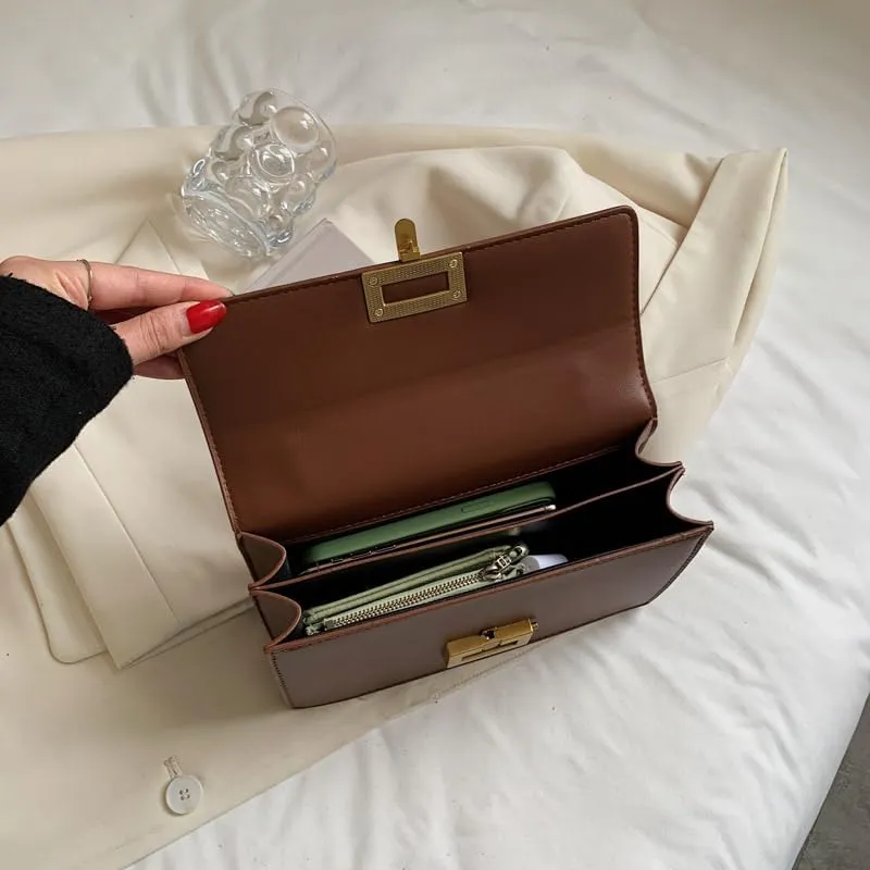 Crossbody Bags for Women Chain Shoulder Bag Evening Purse Faux Leather Handbag Satchel Purse