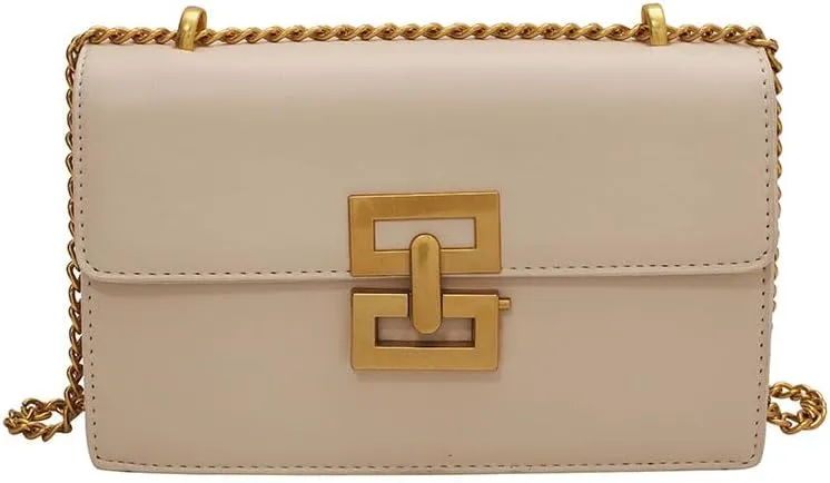 Crossbody Bags for Women Chain Shoulder Bag Evening Purse Faux Leather Handbag Satchel Purse