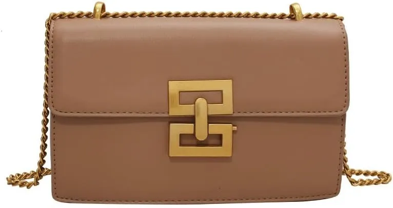 Crossbody Bags for Women Chain Shoulder Bag Evening Purse Faux Leather Handbag Satchel Purse