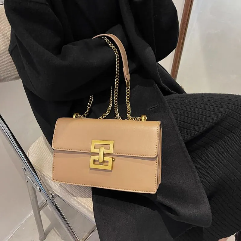 Crossbody Bags for Women Chain Shoulder Bag Evening Purse Faux Leather Handbag Satchel Purse