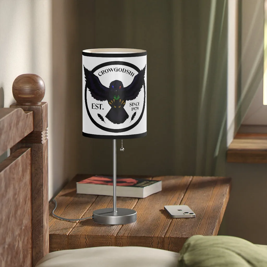 CROWGODSHI Lamp on a Stand, US|CA Plug, WHITE