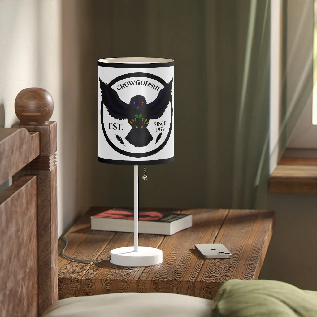 CROWGODSHI Lamp on a Stand, US|CA Plug, WHITE
