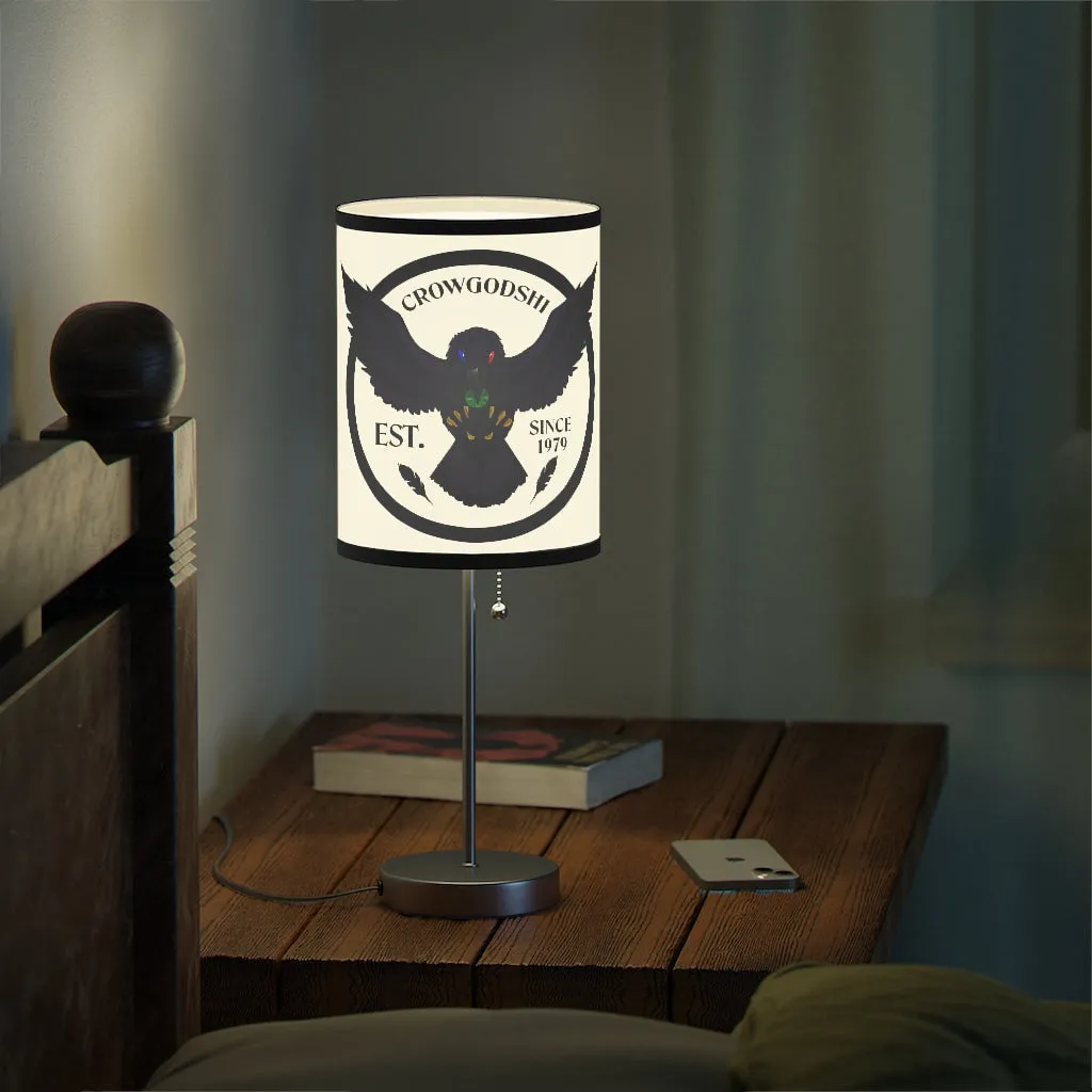 CROWGODSHI Lamp on a Stand, US|CA Plug, WHITE