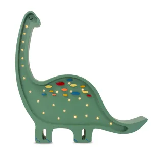 Dinosaur Lamp in Confetti Green