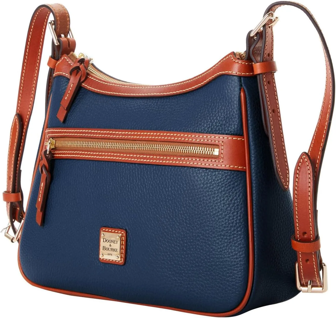 Dooney & Bourke Crossbody Bags for Women, Presley Pebble Grain Leather Crossbody Handbag with Adjustable Shoulder Strap