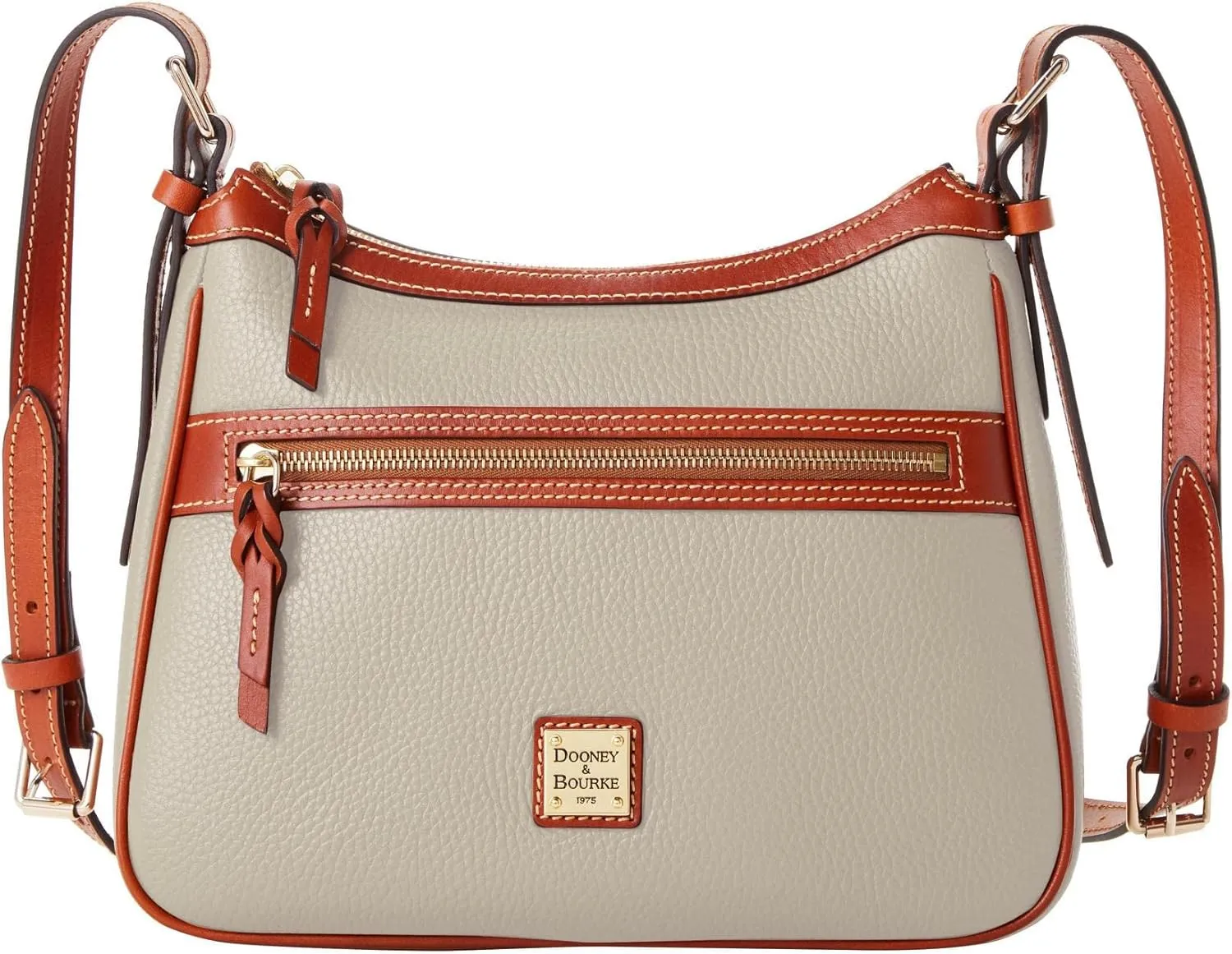 Dooney & Bourke Crossbody Bags for Women, Presley Pebble Grain Leather Crossbody Handbag with Adjustable Shoulder Strap