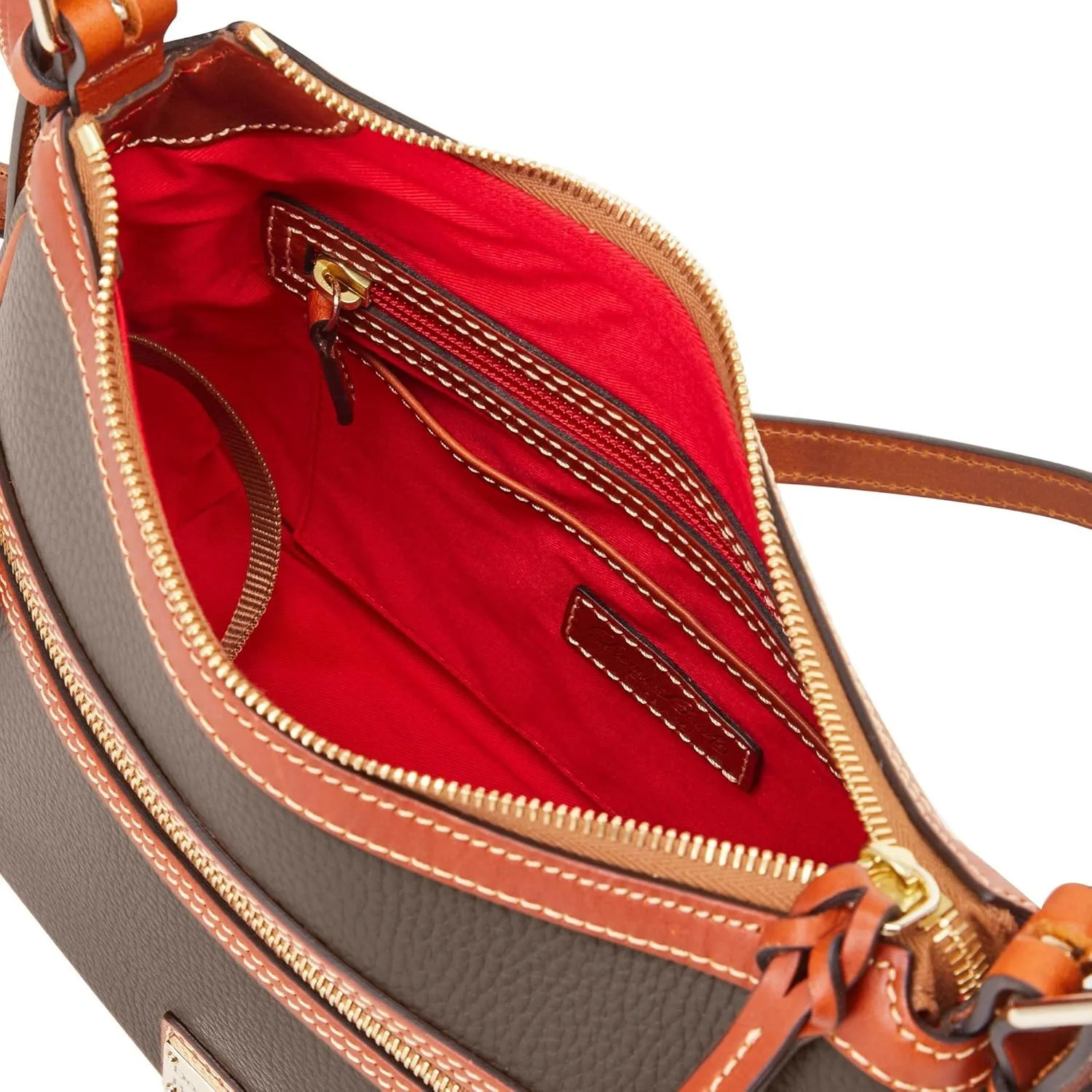 Dooney & Bourke Crossbody Bags for Women, Presley Pebble Grain Leather Crossbody Handbag with Adjustable Shoulder Strap