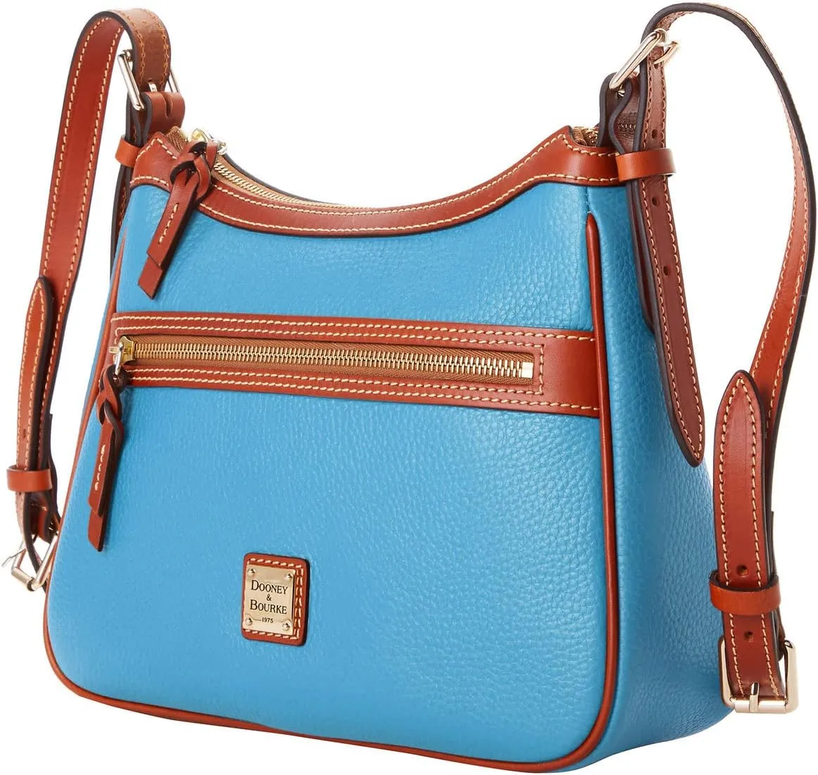 Dooney & Bourke Crossbody Bags for Women, Presley Pebble Grain Leather Crossbody Handbag with Adjustable Shoulder Strap