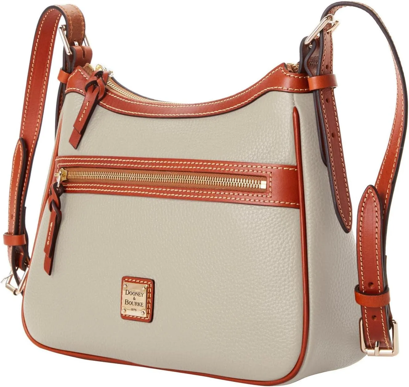 Dooney & Bourke Crossbody Bags for Women, Presley Pebble Grain Leather Crossbody Handbag with Adjustable Shoulder Strap