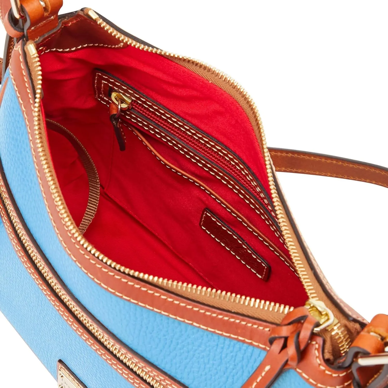 Dooney & Bourke Crossbody Bags for Women, Presley Pebble Grain Leather Crossbody Handbag with Adjustable Shoulder Strap