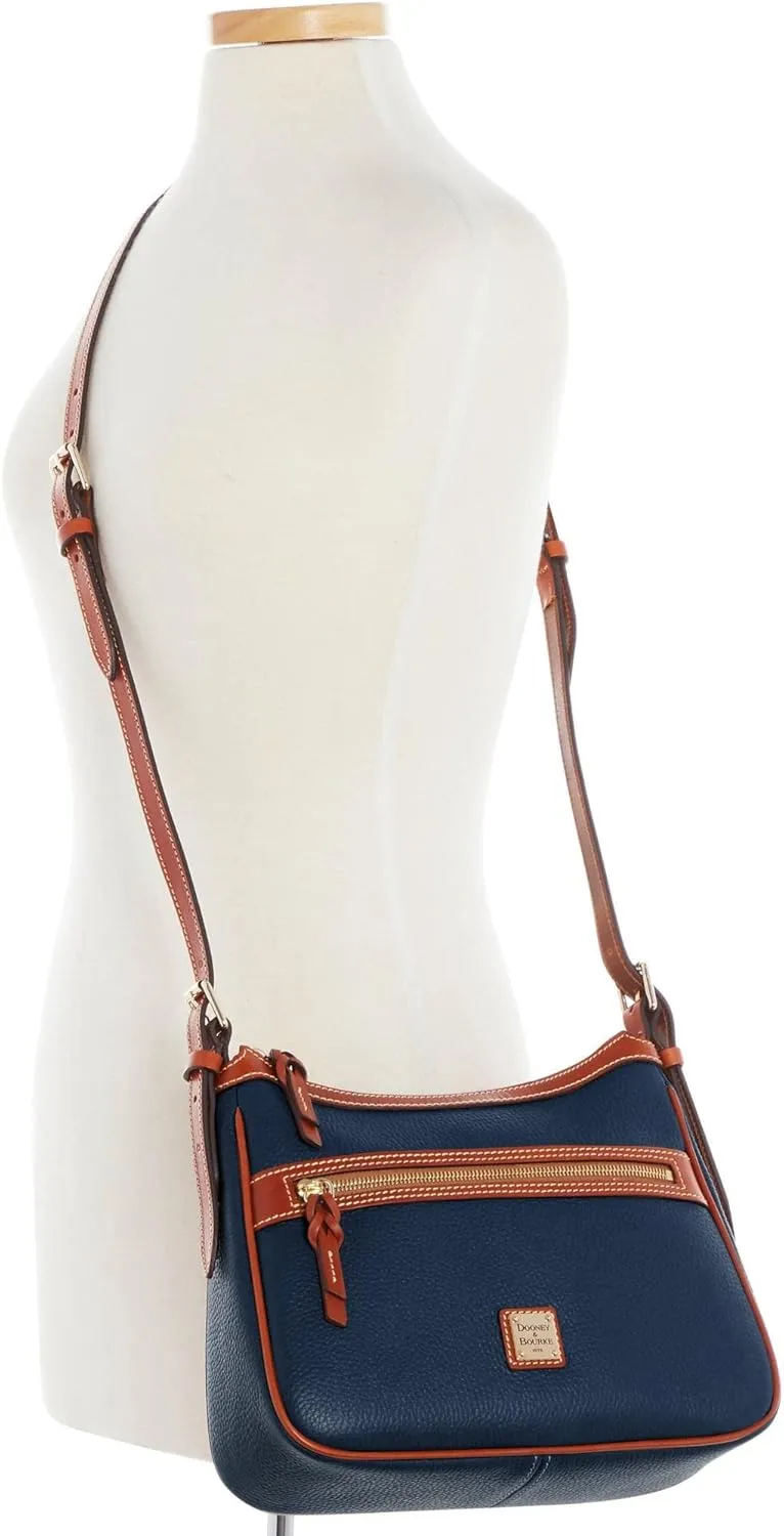 Dooney & Bourke Crossbody Bags for Women, Presley Pebble Grain Leather Crossbody Handbag with Adjustable Shoulder Strap