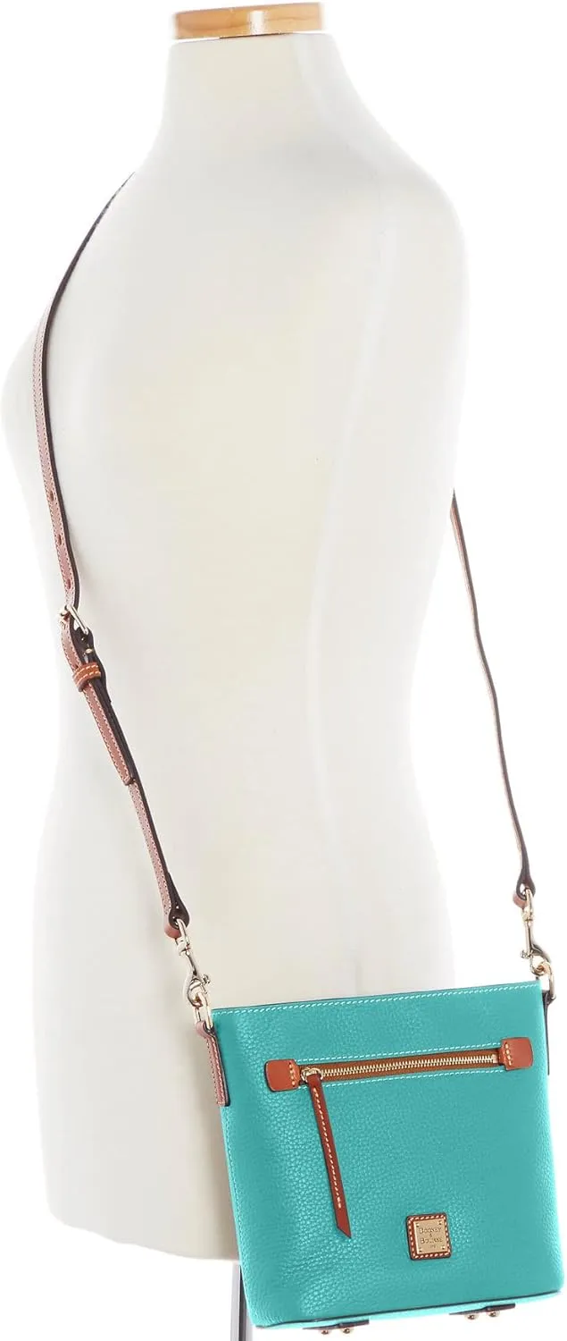 Dooney & Bourke Small Crossbody Bags for Women, Pebble Grain Leather Crossbody Bag with Zipper Pocket