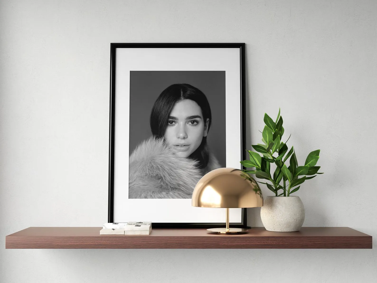 Dua Lipa Custom Printing, Home Decor, Wall Hanging, Custom Music Canvas, Dua Lipa Home Decor