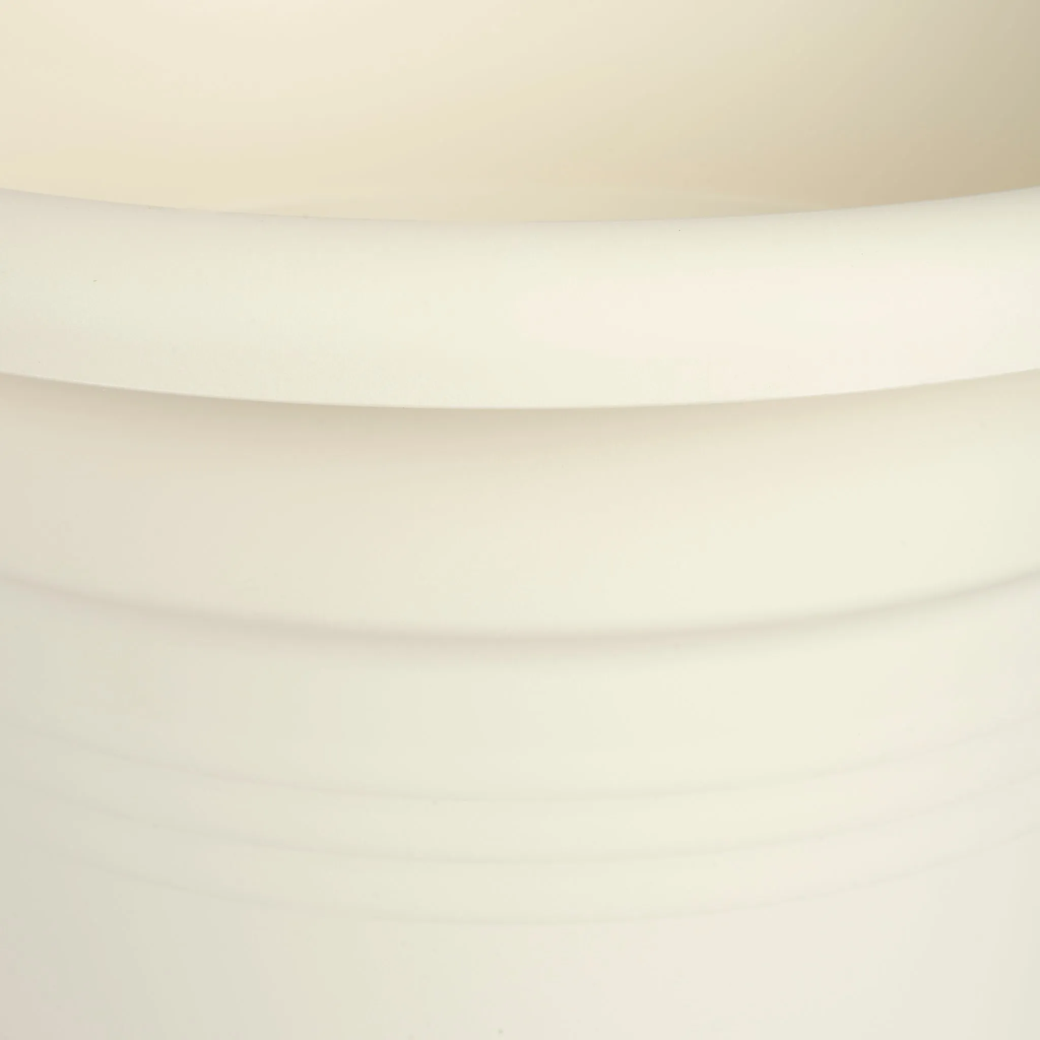 ELHO 34cm Cotton White Round Plant & Flower Pot