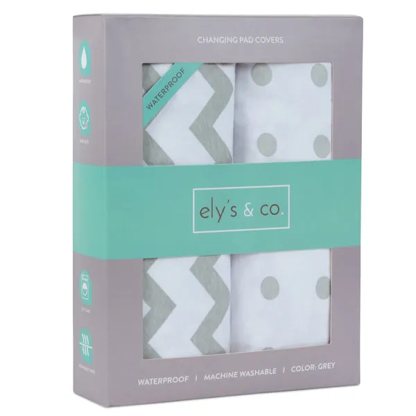 Ely's & Co. Waterproof Cradle Sheet/ Changing Pad Cover - 2 Pack