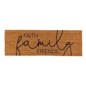 Faith Family Friends Doormat