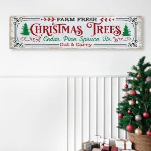 Farm Fresh Trees Christmas Wall Decor
