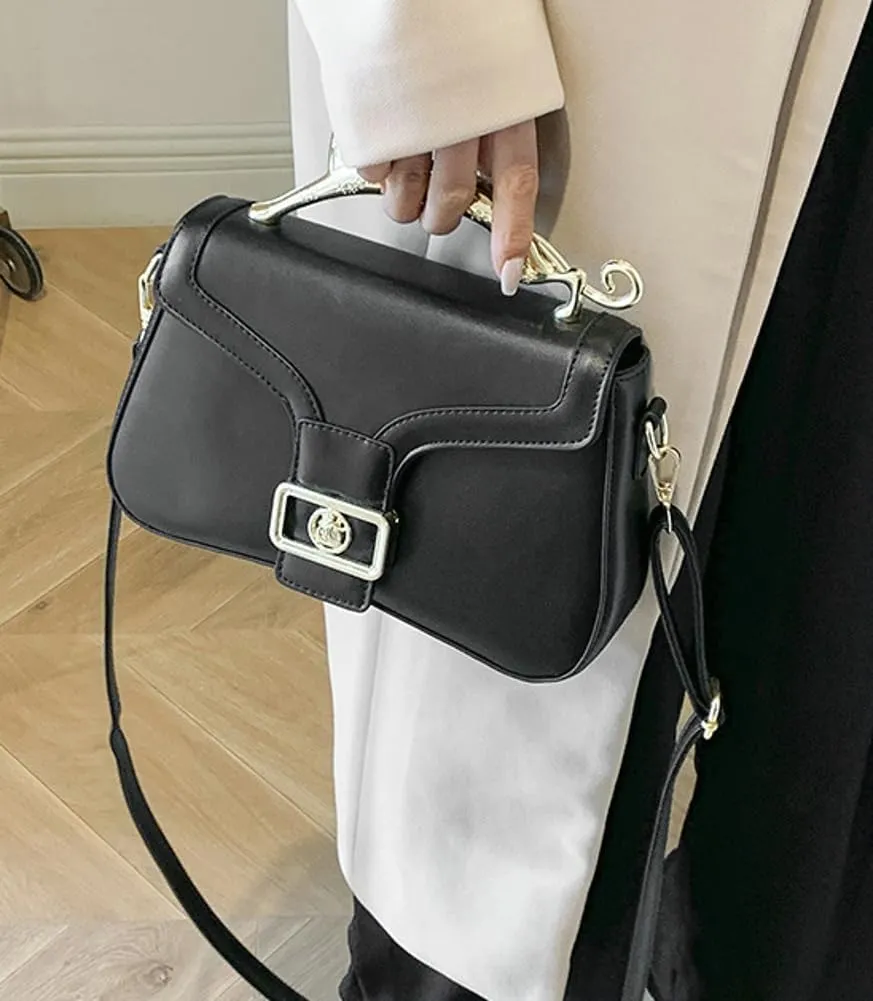 Fashion PU Leather Handbag for Women Small Y2k Tote Bags Satchel Purses Shoulder Crossbody Bag Clutch