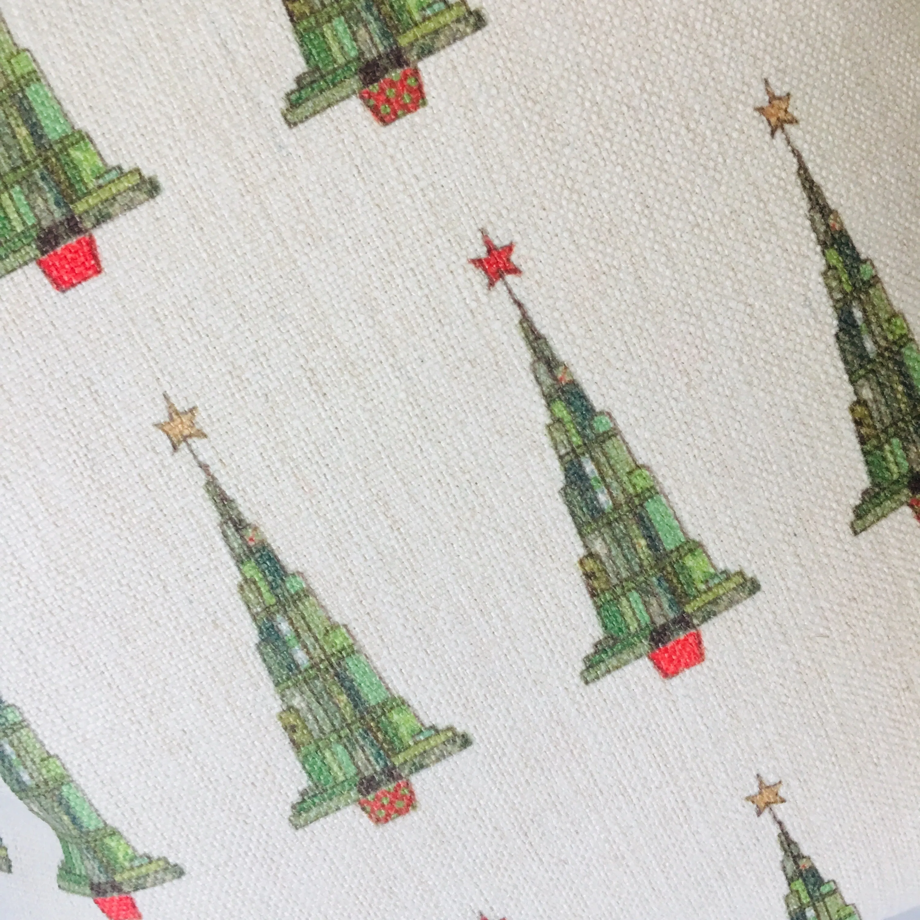 Festive Patchwork Dubai Icon Tree Cushion