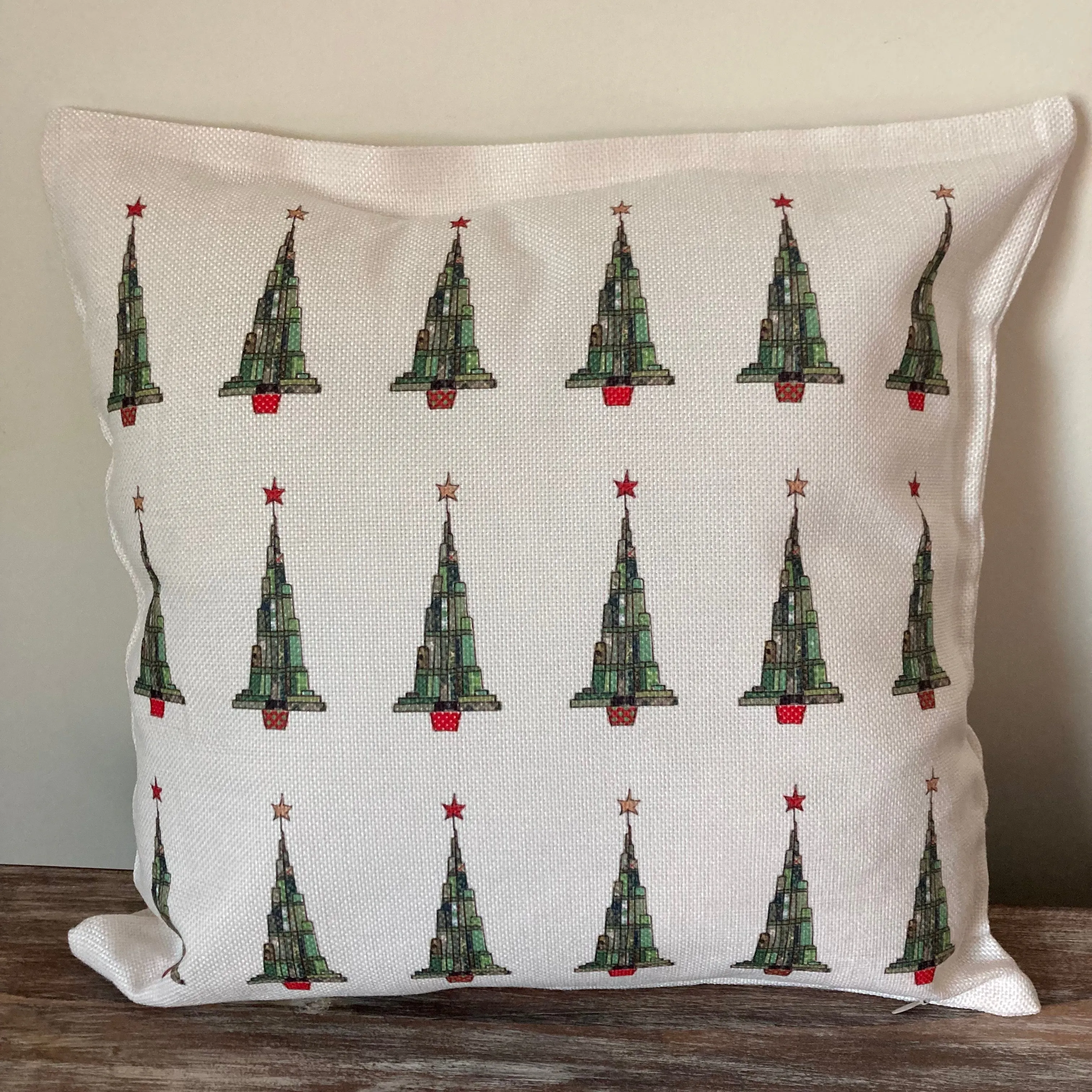 Festive Patchwork Dubai Icon Tree Cushion